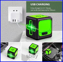 Self-Leveling Green Cross Laser Level with Vertical and Horizontal Line