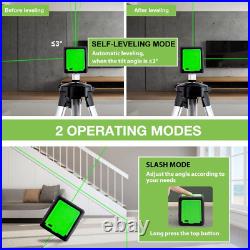 Self-Leveling Green Cross Laser Level with Vertical and Horizontal Line