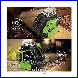 Self-Leveling Green Laser Level with Magnetic Base, 360° Horizontal Line, V