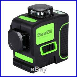 Self Leveling Rotary laser level green 12 Lines 3D Cross Line Laser Measure Tool