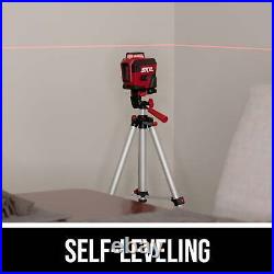 Self-leveling 360 Degree Red Cross Line Laser Laser Level Convenient Charging