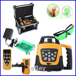 Self-leveling 360° Rotary Green Beam Laser Level 500M Range With Case 500M