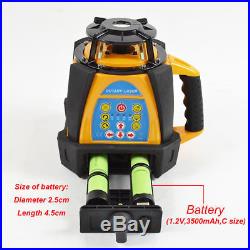 Self-leveling Rotary Rotating Laser Level 500M Range High Accuracy 635nm