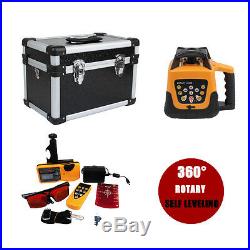 Self-leveling Rotary/ Rotating RED Laser Level Kit With Case 500M Range