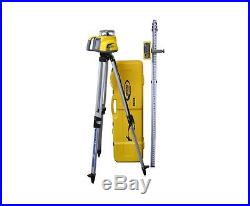 Spectra LL300 N2 Automatic Self-leveling Laser Level withHL450 Receiver Rod Tripod