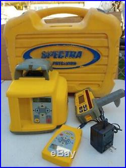 Spectra Precision GL412 Self-Leveling Rotary Laser Level with RC402 & HL700