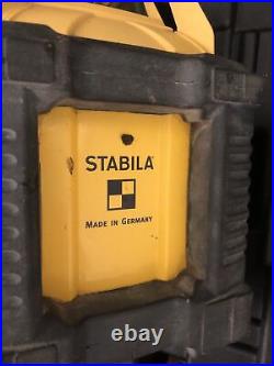 Stabila LAR200 Exterior Self Leveling Laser Kit with hard carrying case