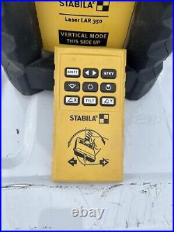 Stabila LAR350 300 Self-Leveling Rotary Laser Kit with LED Assist Level