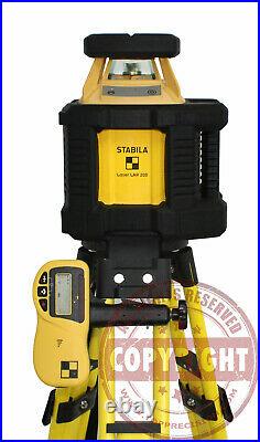 Stabila Lar200 Self-leveling Rotary Laser Level, Transit, Topcon, Trimble, Spectra
