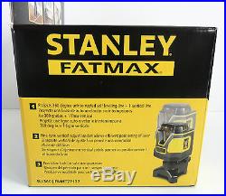 Stanley FatMax 360 Line Laser Level with Cross Line NEW SLL360 FMHT77137