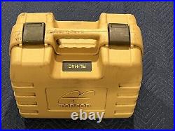 Topcon RL-H4C Laser Level with LS-80L Receiver, Case, Rechargeable Bat Powers On