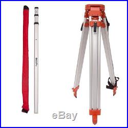Topcon RL-H4C Self Leveling Rotary Laser Level LD-8 receiver 14 Foot Rod Tripod