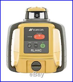 Topcon RL-H4C Self Leveling Rotary Laser Level LS-80L Receiver Alkaline Battery