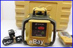 Topcon RL-H4C Self-Leveling Slope Rotary Laser Level with Receiver LS-80L