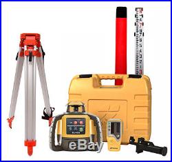 Topcon RL-H5A Self-Leveling Rotary Grade Laser Level W Dome tripod and 14' Rod