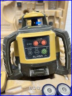 Topcon RL-H5A Self Leveling Rotary Grade Laser Level With LS-80L Receiver In Case