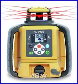Topcon RL-SV2S Self-Leveling Dual Grade Laser DB Kit with LS-80L Receiver and Al