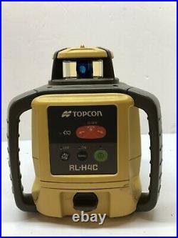 Topcon Rl-h4c Self-leveling Laser Rb Kit With Ls-80l Receiver