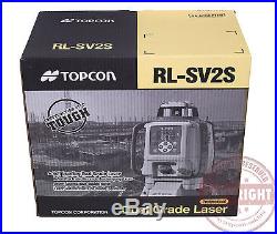 Topcon Rl-sv2s Dual Slope Self-leveling Laser Level Package, Spectra, Grade