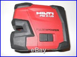 Very Nice Hilti Pm 2-lg Green Line Laser Level Self-leveling In Bag